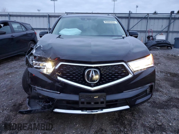 2017 Acura MDX Sport Hybrid w/Advance Pkg with VIN 5FRYD7H70HB000383, listed as a Copart auction lot 85009424 with 91,712 mi miles and Salvage Title. Bid and sale history available at carsss.com. Image 5.