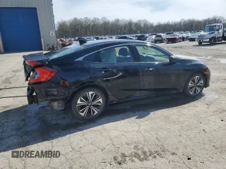 2018 Honda Civic Sedan EX-L with VIN JHMFC1F7XJX032019, listed as a Copart auction lot 53971325 with 95,552 mi miles and Salvage Title. Bid and sale history available at carsss.com. Image 3.