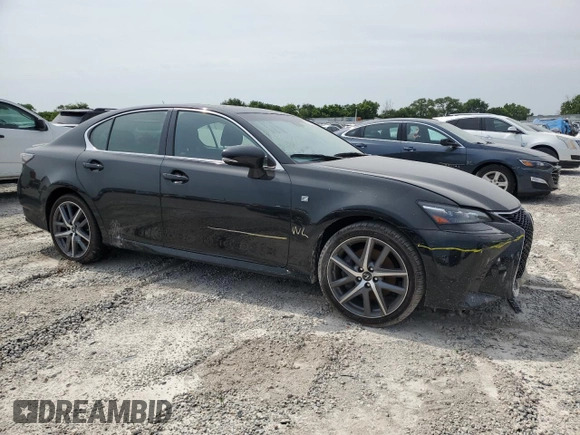 2017 Lexus GS 350 with VIN JTHCZ1BLXHA007106, listed as a Copart auction lot 60159025 with Not provided miles and Salvage title. Bid and sale history available at DreamBid. Image 4.