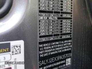 2023 Land Rover Range Rover Velar S z VIN SALYJ2EX3PA357039, wystawiony jako Copart lot #49766585 z przebiegiem 12 183 mil mil oraz Szkoda całkowita • Salvage title. Historia ofert i sprzedaży dostępna na DreamBid. Obrazek 13.