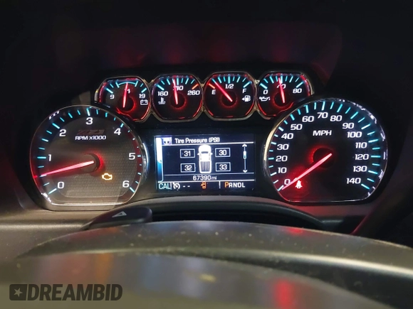2017 Chevrolet Silverado 1500 LT with VIN 1GCVKREC0HZ384747, listed as a IAAI auction lot 37311343 with 67,390 mi miles. Bid and sale history available at carsss.com. Image 7.