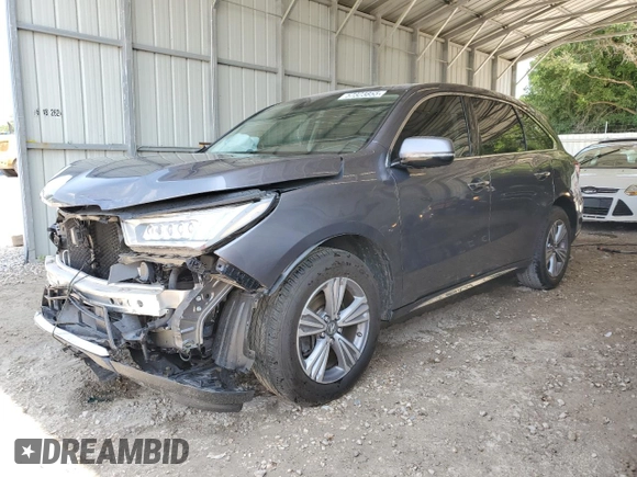 2020 Acura MDX with VIN 5J8YD3H32LL016308, listed as a Copart auction lot 57323855 with 48,461 mi miles and Non repairable. Bid and sale history available at DreamBid. Image 1.