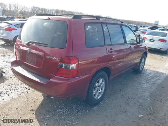 2006 Toyota Highlander w/3rd Row with VIN JTEDP21A060126282, listed as a IAAI auction lot 41872852 with 70,000 mi miles. Bid and sale history available at carsss.com. Image 4.