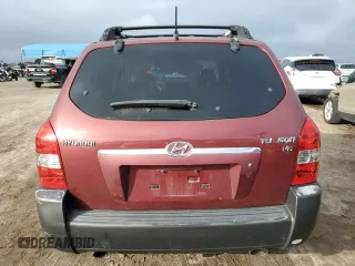 2005 Hyundai Tucson GLS with VIN KM8JN12D05U129525, listed as a Copart auction lot 79690934 with 169,061 mi miles and Salvage Title. Bid and sale history available at carsss.com. Image 6.