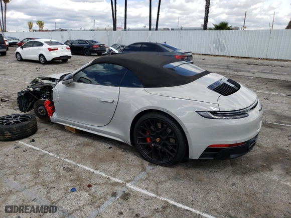 2022 Porsche 911 Carrera S with VIN WP0CB2A97NS244840, listed as a Copart auction lot 49349563 with 1,465 mi miles. Bid and sale history available at carsss.com. Image 2.