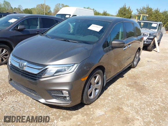 2020 Honda Odyssey EX with VIN 5FNRL6H59LB068868, listed as a IAAI auction lot 41930832 with 64,872 mi miles and . Bid and sale history available at DreamBid. Image 2.