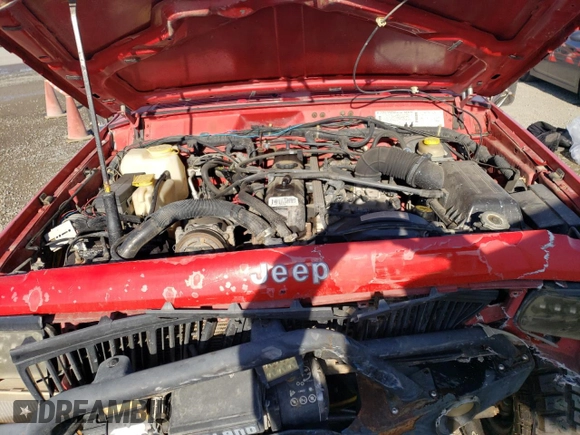 1996 Jeep Cherokee Sport with VIN 1J4FJ67S2TL167992, listed as a Copart auction lot 81329654 with 148,031 mi miles and Non Repairable. Bid and sale history available at carsss.com. Image 13.