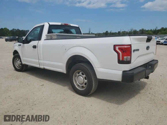 2017 Ford F-150 XL with VIN 1FTMF1CF2HKE54711, listed as a Copart auction lot 55502395 with 86,587 mi miles and Salvage title. Bid and sale history available at DreamBid. Image 2.