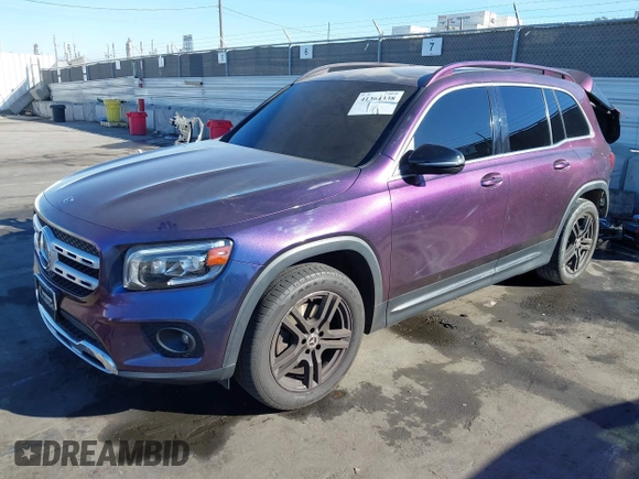 2020 Mercedes-Benz GLB 250 z VIN W1N4M4GB0LW058107, wystawiony jako IAAI lot #41364338 z przebiegiem 79 477 mil mil oraz . Historia ofert i sprzedaży dostępna na DreamBid. Obrazek 2.