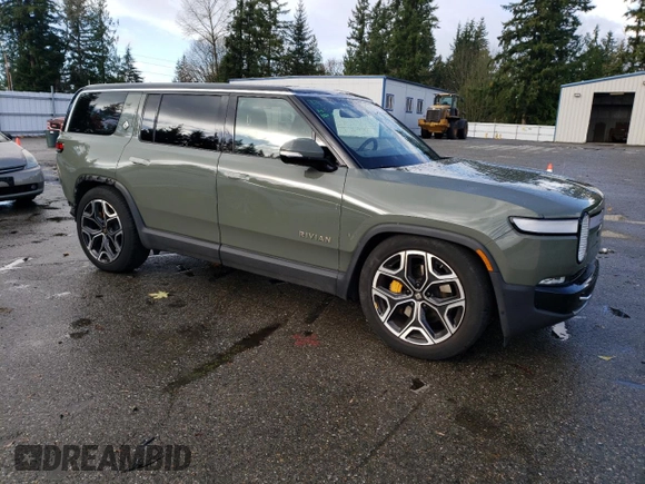 2022 Rivian R1S Launch Edition with VIN 7PDSGABL5NN001035, listed as a Copart auction lot 77188564 with Not Provided miles and Salvage Title. Bid and sale history available at carsss.com. Image 4.
