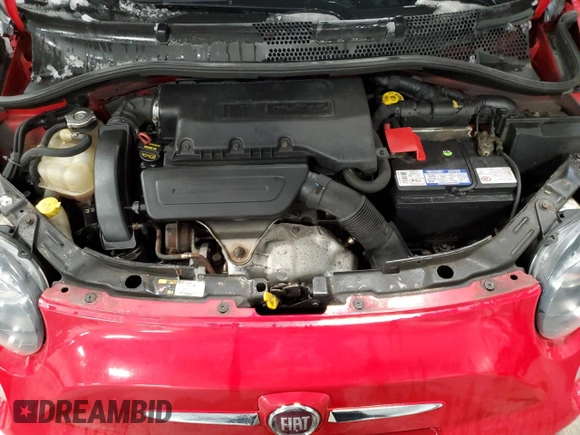 2013 FIAT 500 Turbo with VIN 3C3CFFHH3DT590801, listed as a Copart auction lot 52775845 with 119,252 mi miles and Salvage Title. Bid and sale history available at carsss.com. Image 11.