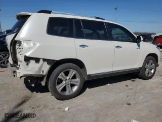 2012 Toyota Highlander Limited with VIN 5TDYK3EH1CS065471, listed as a Copart auction lot 48191555 with 177,469 mi miles and Salvage Title. Bid and sale history available at carsss.com. Image 3.