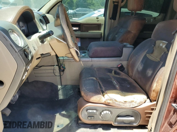 2005 Ford F-150 XLT с VIN 1FTPW125X5KE68731, выставлен на аукционе Copart как лот 55912285 с пробегом 287 986 миль миль и Списание • Salvage title. История ставок и продаж доступна на DreamBid. Изображение 7.