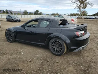 2007 Mazda RX-8 Touring with VIN JM1FE173370210734, listed as a Copart auction lot 80780804 with 89,020 mi miles and Salvage Title. Bid and sale history available at carsss.com. Image 2.