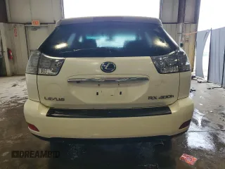 2008 Lexus RX 400h with VIN JTJHW31U682852645, listed as a Copart auction lot 56290865 with 141,672 mi miles and Salvage Title. Bid and sale history available at DreamBid. Image 6.