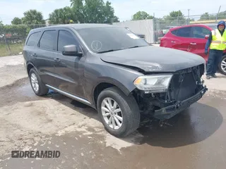 2019 Dodge Durango SXT Plus with VIN 1C4RDHAG9KC701000, listed as a IAAI auction lot 42116560 with 45,345 mi miles and . Bid and sale history available at DreamBid. Image 1.
