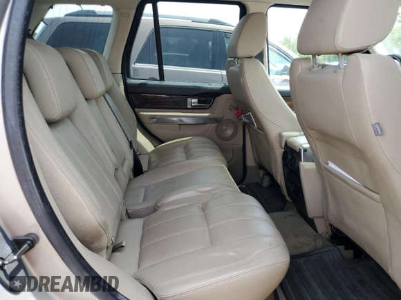 2010 Land Rover Range Rover Sport HSE Lux with VIN SALSK2D40AA231044, listed as a Copart auction lot 58707315 with 167,335 mi miles and Clean title. Bid and sale history available at DreamBid. Image 11.