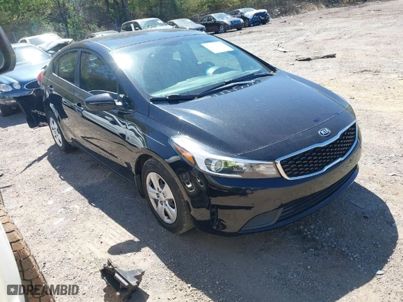 2018 Kia Forte LX with VIN 3KPFK4A74JE254861, listed as a IAAI auction lot 41834365 with 119,933 mi miles. Bid and sale history available at carsss.com. Image 1.