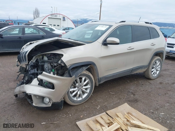 2014 Jeep Cherokee Limited with VIN 1C4PJMDS9EW308609, listed as a IAAI auction lot 41706124 with 84,005 mi miles. Bid and sale history available at carsss.com. Image 18.