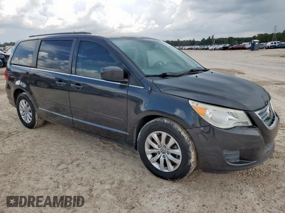2012 Volkswagen Routan SE with VIN 2C4RVABG4CR390524, listed as a Copart auction lot 63058185 with 146,380 mi miles and Salvage title. Bid and sale history available at DreamBid. Image 4.