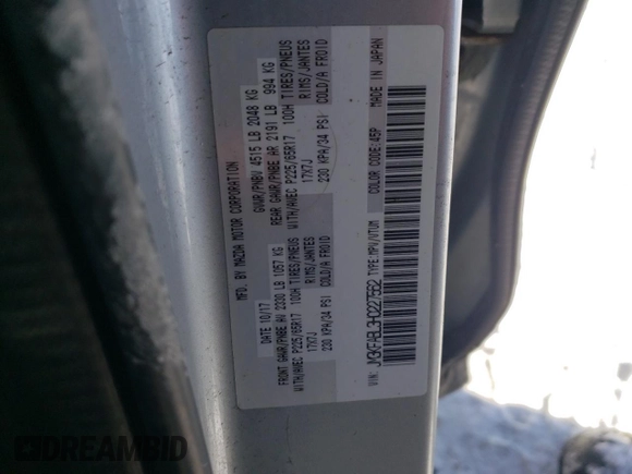 2017 Mazda CX-5 Sport with VIN JM3KFABL3H0227562, listed as a Copart auction lot 43960415 with 0 mi miles and Salvage Title. Bid and sale history available at carsss.com. Image 13.