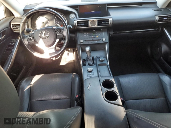 2015 Lexus IS 250 with VIN JTHBF1D27F5077712, listed as a Copart auction lot 52624375 with 135,980 mi miles and Salvage Title. Bid and sale history available at carsss.com. Image 8.