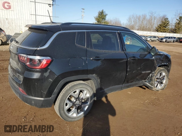 2021 Jeep Compass Limited z VIN 3C4NJDCB1MT550453, wystawiony jako Copart lot #48127825 z przebiegiem 58 285 mil mil oraz Czysty tytuł • Clean title. Historia ofert i sprzedaży dostępna na DreamBid. Obrazek 3.