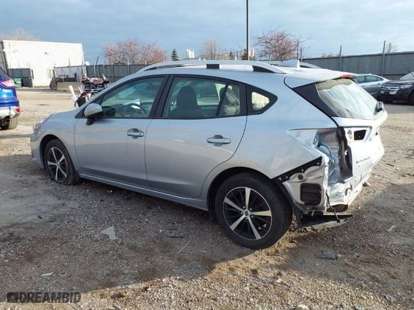 2023 Subaru Impreza Premium with VIN 4S3GTAD62P3701626, listed as a IAAI auction lot 41085511 with 28,745 mi miles. Bid and sale history available at carsss.com. Image 3.