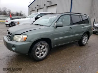 2005 Toyota Highlander with VIN JTEGP21A950088501, listed as a Copart auction lot 39482414 with 257,411 mi miles and Salvage Title. Bid and sale history available at carsss.com. Image 1.