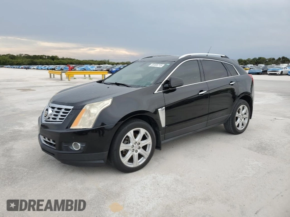 2014 Cadillac SRX Performance Collection with VIN 3GYFNCE38ES579877, listed as a Copart auction lot 55495715 with 187,418 mi miles and Clean Title. Bid and sale history available at carsss.com. Image 1.