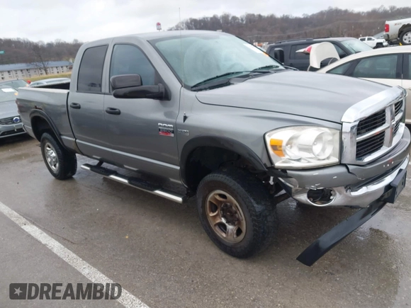 2007 Dodge Ram 2500 SLT with VIN 1D7KS28D77J589595, listed as a IAAI auction lot 41184592 with 166,490 mi miles. Bid and sale history available at carsss.com. Image 1.