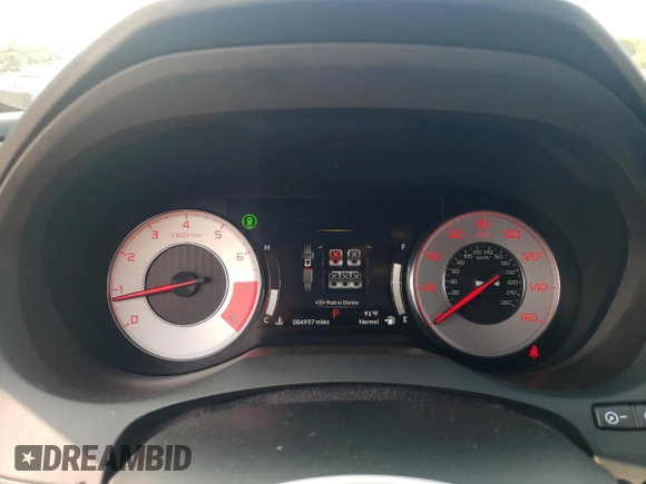 2023 Acura RDX Advance with VIN 5J8TC2H82PL009304, listed as a Copart auction lot 65121524 with 4,957 mi miles and Salvage title. Bid and sale history available at DreamBid. Image 9.