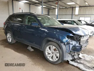 2021 Volkswagen Atlas SE with VIN 1V2HR2CA6MC574517, listed as a Copart auction lot 55796975 with 82,468 mi miles and Clean title. Bid and sale history available at DreamBid. Image 4.