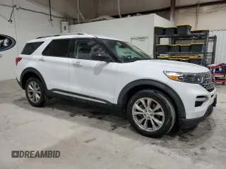 2023 Ford Explorer Limited with VIN 1FMSK8FH3PGA57482, listed as a Copart auction lot 50698485 with 46,157 mi miles and Salvage Title. Bid and sale history available at carsss.com. Image 4.