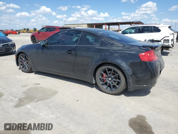 2007 Infiniti G35 Coupe with VIN JNKCV54EX7M910242, listed as a Copart auction lot 72274694 with 251,949 mi miles and Salvage Title. Bid and sale history available at carsss.com. Image 2.