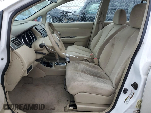 2007 Nissan Versa 1.8 SL with VIN 3N1BC11E67L402475, listed as a Copart auction lot 84464734 with 62,399 mi miles and Salvage Title. Bid and sale history available at carsss.com. Image 7.