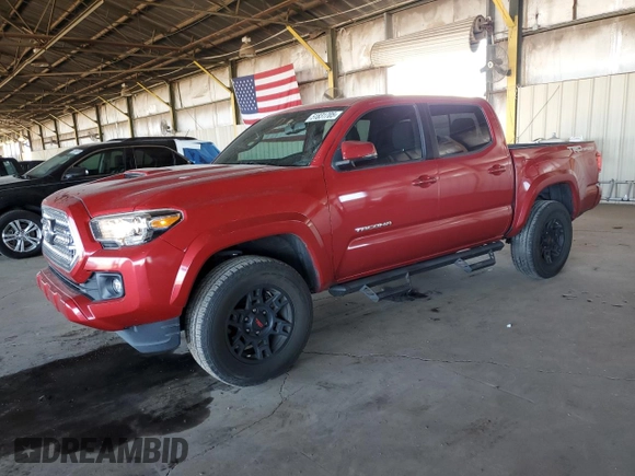 2017 Toyota Tacoma SR5 with VIN 3TMAZ5CN8HM047106, listed as a Copart auction lot 51831705 with 44,720 mi miles and Salvage Title. Bid and sale history available at DreamBid. Image 1.