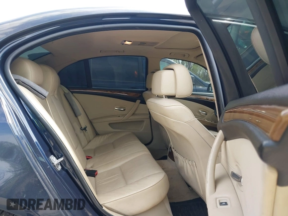 2010 BMW 5 Series 528i with VIN WBANU5C53AC129295, listed as a IAAI auction lot 42004350 with 183,252 mi miles and . Bid and sale history available at carsss.com. Image 8.