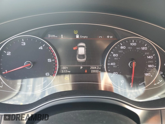 2016 Audi A7 3.0 TDI Premium Plus with VIN WAUWMAFC0GN000693, listed as a Copart auction lot 46847064 with 22,032 mi miles. Bid and sale history available at carsss.com. Image 9.