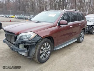 2014 Mercedes-Benz GL-Class GL 450 with VIN 4JGDF7CE3EA376091, listed as a IAAI auction lot 41696697 with 156,049 mi miles. Bid and sale history available at carsss.com. Image 2.