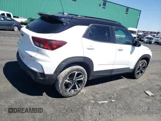 2022 Chevrolet TrailBlazer RS with VIN KL79MUSL7NB122745, listed as a Copart auction lot 52458594 with Not Provided miles and . Bid and sale history available at DreamBid. Image 3.