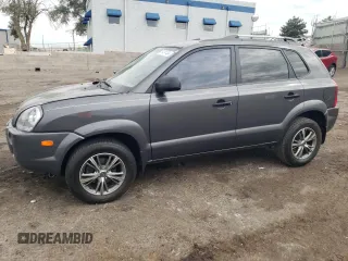 2007 Hyundai Tucson GLS with VIN KM8JM12B27U614351, listed as a Copart auction lot 69491404 with 127,278 mi miles and Salvage Title. Bid and sale history available at carsss.com. Image 1.