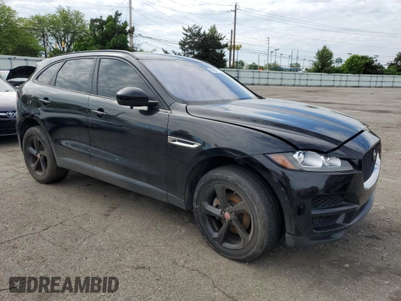 2017 Jaguar F-Pace 20d Premium with VIN SADCJ2BN9HA087972, listed as a Copart auction lot 55808415 with 96,074 mi miles and Clean Title. Bid and sale history available at DreamBid. Image 4.
