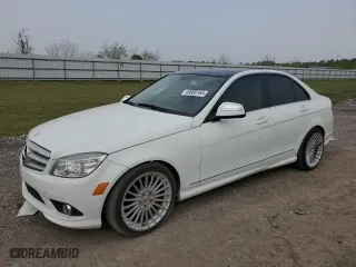 2009 Mercedes-Benz C-Class 3.0L Sport with VIN WDDGF54X89R057482, listed as a Copart auction lot 49086165 with 52,893 mi miles and Salvage Title. Bid and sale history available at carsss.com. Image 1.