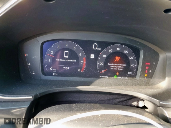 2023 Acura Integra Technology with VIN 19UDE4G76PA007232, listed as a Copart auction lot 56252435 with 34,256 mi miles and Salvage title. Bid and sale history available at DreamBid. Image 9.