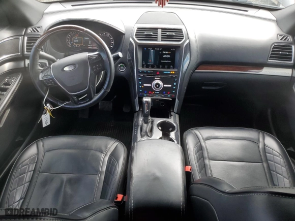 2017 Ford Explorer Platinum with VIN 1FM5K8HT1HGC90003, listed as a Copart auction lot 52806735 with 55,905 mi miles and Salvage Title. Bid and sale history available at carsss.com. Image 8.
