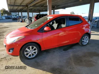 2011 Mazda 2 Sport with VIN JM1DE1HZXB0125571, listed as a Copart auction lot 47620505 with 75,741 mi miles and Salvage Title. Bid and sale history available at carsss.com. Image 1.