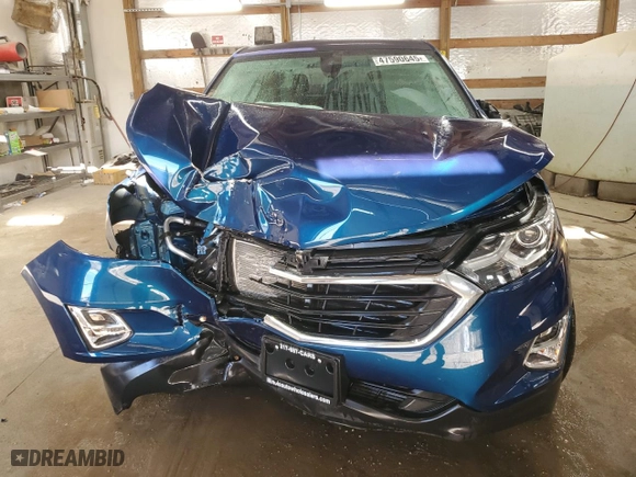 2020 Chevrolet Equinox LT with VIN 2GNAXKEV0L6241477, listed as a Copart auction lot 47590645 with 90,242 mi miles and Salvage Title. Bid and sale history available at carsss.com. Image 5.