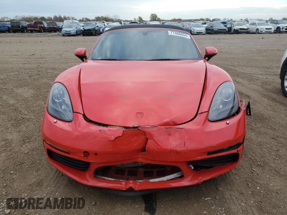 2017 Porsche 718 Boxster S z VIN WP0CB2A82HS240853, wystawiony jako Copart lot #77400654 z przebiegiem 51 330 mil mil oraz Szkoda całkowita • Salvage title. Historia ofert i sprzedaży dostępna na DreamBid. Obrazek 5.