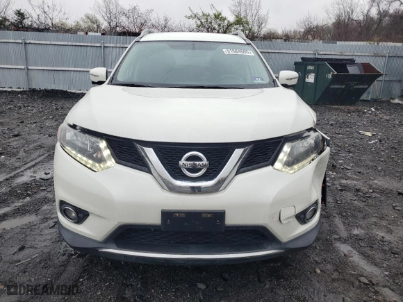 2015 Nissan Rogue SL with VIN 5N1AT2MVXFC829139, listed as a Copart auction lot 51684605 with 95,219 mi miles and Salvage Title. Bid and sale history available at carsss.com. Image 5.